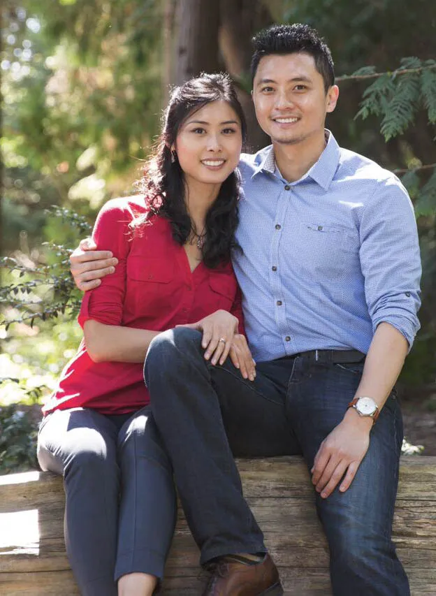 Dr. Patrick Wang with his wife
